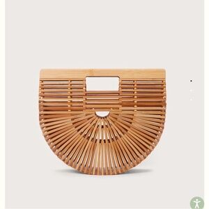 Cult Gaia Arc Bag Small - Natural